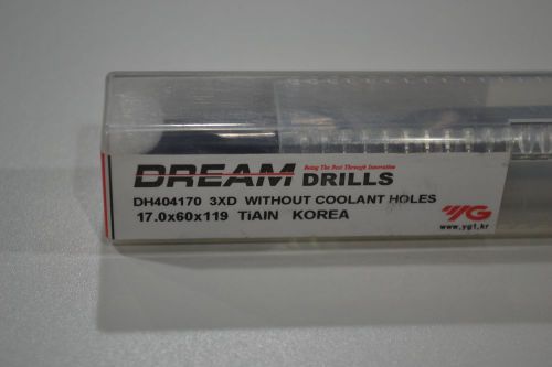 DREAM DRILL 17mm CARBIDE ALTIN COAT