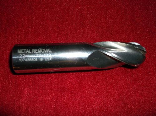 4 flute end mill 4fl ball 20mm x 38mm x 102mm 4 inch length - 2 inch tip - 7/8 w for sale