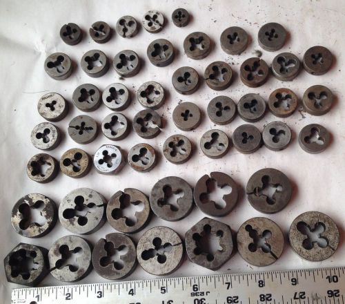 LOT OF 52 MACHINIST LATHE DIE(S) TOOLS - VARIOUS SIZES &amp; SHAPES INCLUDED