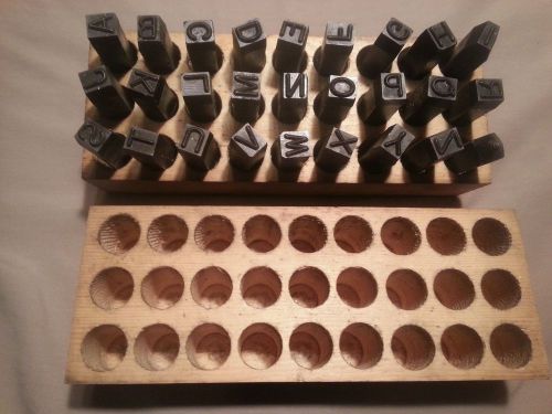 3/8  in. Young Bros. Stamp Works Steel Stamps - 10mm  LETTERS A-Z &amp; a Period