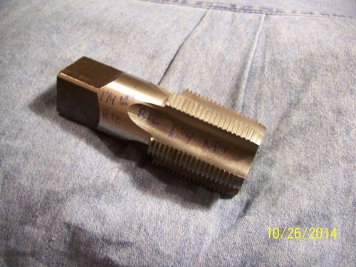 1 1/4 npt hss brubaker npt pipe tap machinist tooling taps n tools for sale