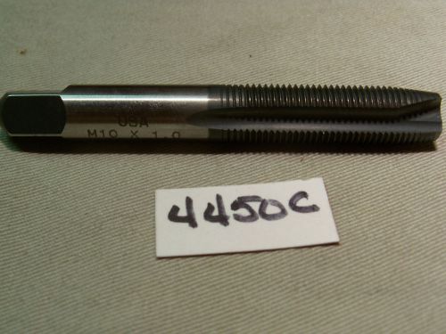 (#4450C) New USA Made Machinist M10 X 1.00 TiCN Coated Plug Style Hand Tap