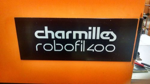 1987 charmilles wire edm machine robofil 400 for sale