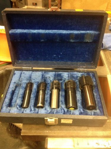 Indexable End Mill Set Doall &amp; Spe-D-Cut In Case Machinist Milling Machine Tools