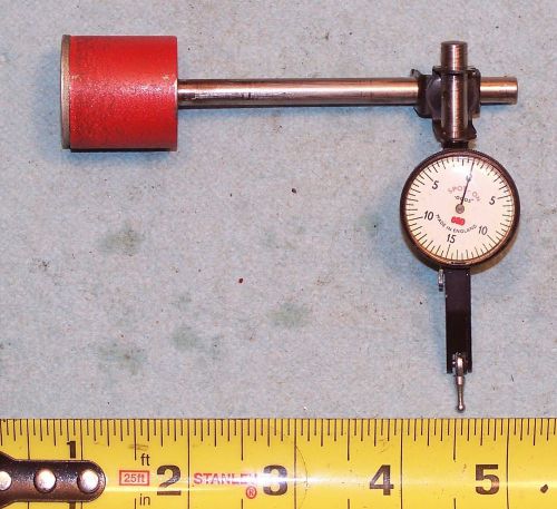 Spot on measurement gage with compound arm and magnetic base for sale