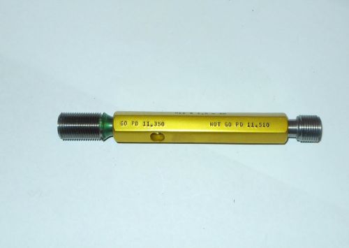 M12 x 1.00-6h thread plug gage - go/nogo - 12mm - swanson for sale