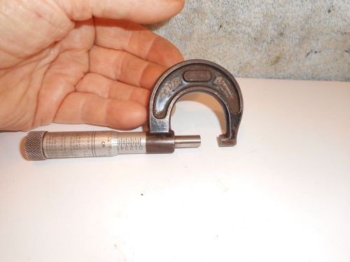 Machinists12/23a buy now --starrett 0-1 .001 model 436 micrometer &#034; for sale
