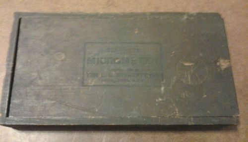 Antique Box for L.S. Starrett Micrometer No. 226,  3 - 4in.