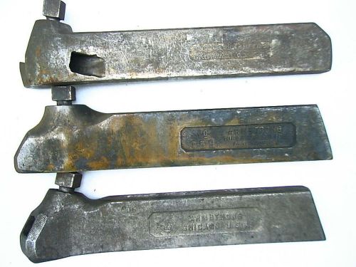 Turning tool holder rt - lt - str - 3/4 bit 1 x 2 12&#034; oal lot of 3 for sale