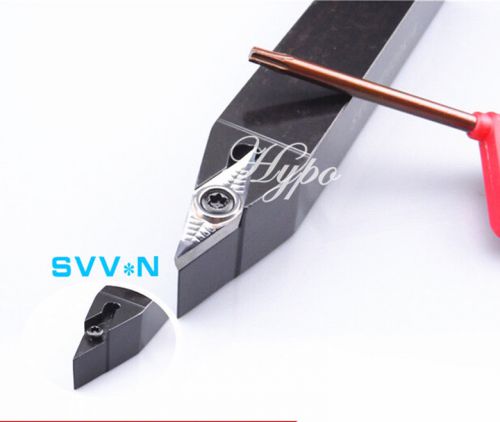 5/8&#034; SVVCN 16x100mm Indexable External Turning Toolholder For VCMG  VBMT Insert