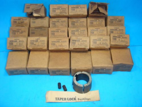 DODGE TAPER LOCK BUSHING, 1108, 1 INCH, ONE LOT OF 4, NEW IN BOX