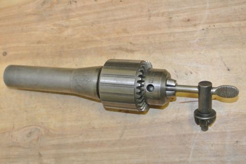 Vintage JACOBS Drill Chuck No 32, 0- 3/8&#034; w/ Jacobs K32 Key