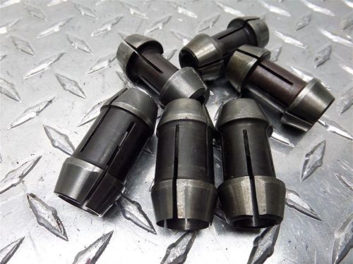 LOT OF 6 DOUBLE END TAPER COLLETS