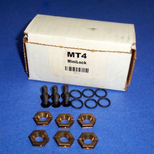 Kurt .688&#034; hex 1/4&#034;-20 screw minilock modular vises, mt4 *nib* for sale