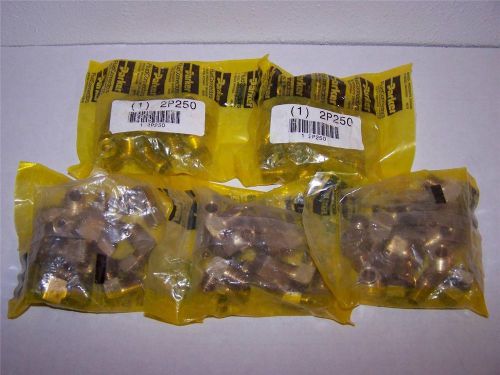 Parker 269c-4-4 extended male elbow brass  1/4&#034; 2p250 new lot of 50 for sale