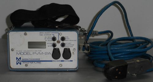 Montedoro whitney pvm-2a water flow velocity meter with carrying case for sale
