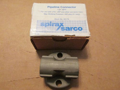 NEW NOS Spirax Sarco 66178 Pipeline Connector Straight 1/2&#034; Inch NPT 450PSIG Max