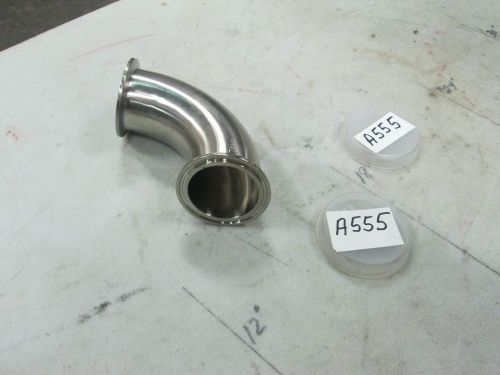 Tri clover s/s sanitary flanged 90 degree 2&#034; elbow #7aw6 (new) for sale