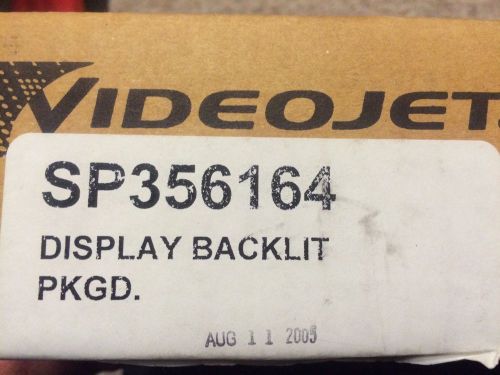 Videojet Backlit Display
