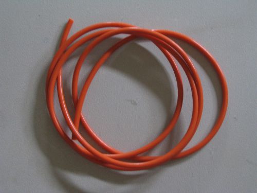5ft - polyurethane round belt 3/16&#034; diam solid orange for sale