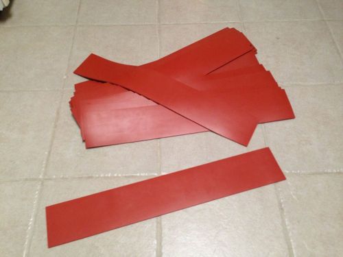 Silicone rubber strips - 15 pieces for sale
