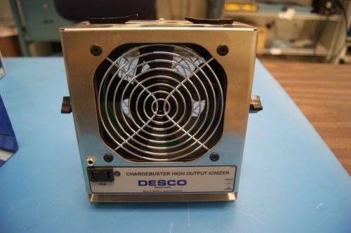 Desco 60500 Chargebuster High Output Benchtop Ionizer w/Mount &amp; Cord