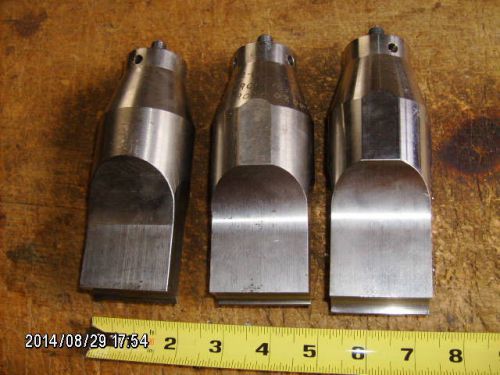 lot of (3) garment industry 2&#034; die heads for sonic cutter / sealer machine