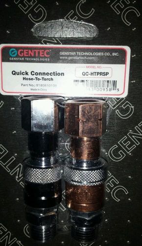 Gentec hose to torch quick connect (qc-htprsp) for sale