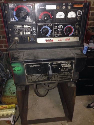 Lincoln dc-400 welder with multi process switch for sale