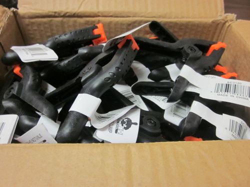 LOT OF ~30~ G INDUSTRIAL 3&#034; NYLON SPRING CLAMPS SC3120 CLIP FLEX PADS 1-5/8&#034; JAW