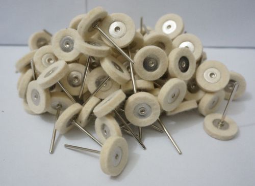 50 pcs wool polishing buffing wheels brushes burs for rotary tools for sale
