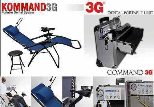Portable dental  unit delivery system kommand 3g with chair b2 new usa 2 holes for sale
