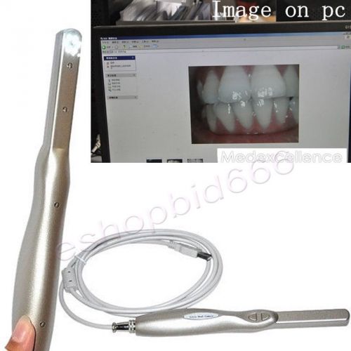 New dental intraoral camera usb 2.0 dynamic 4 mega pixels 6-led + usb2.0 oc-5 a+ for sale