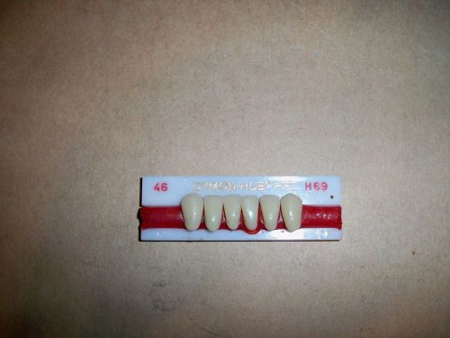 Plastic anterior dymon-hue-hpt denture teeth!! for sale