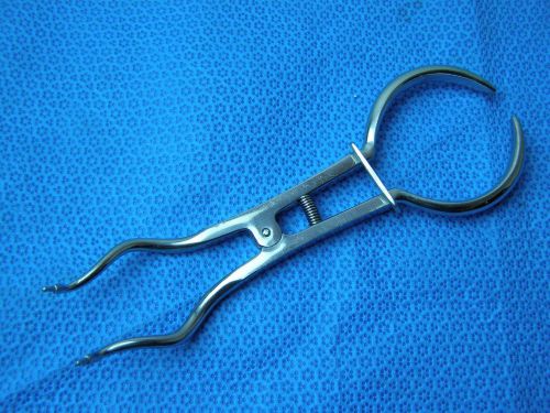 Brewer Rubber Dam Clamp Forceps Punch Dental Endodontic Instrument Lot of 1