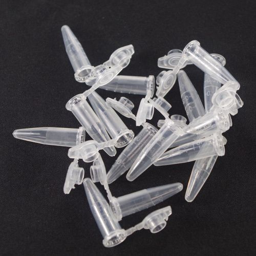 Plastic test tubes centrifuge tubes 0.5ml v-bottom new x200 for sale