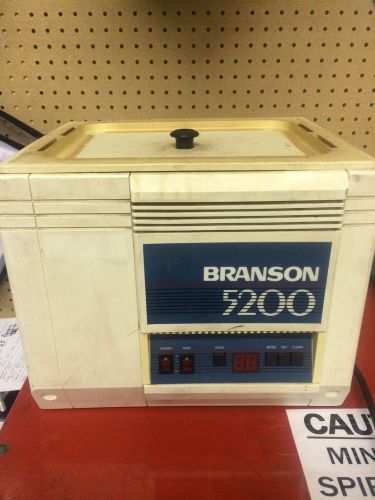 Branson 5200 bench top ultrasonic cleaner b5200r-4 for sale