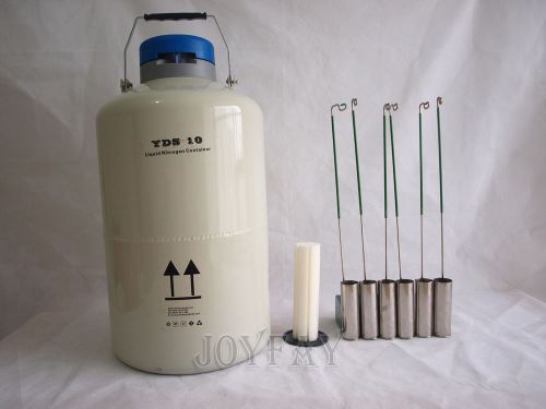 10 L Liquid Nitrogen Tank + Sprayer + 35cm 13.8&#034; Cryogenic Glove