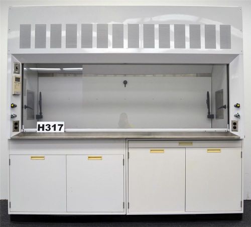 8&#039; bedcolab laboratory fume hood w/ base cabinets &amp; epoxy counter top for sale