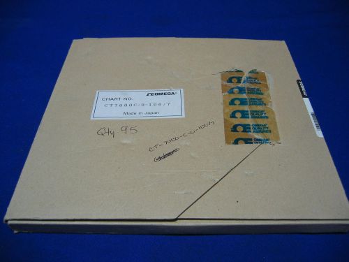 Omega chart recording paper ct7000c-0-100/7  0-100 7day box contains  95 sheets for sale