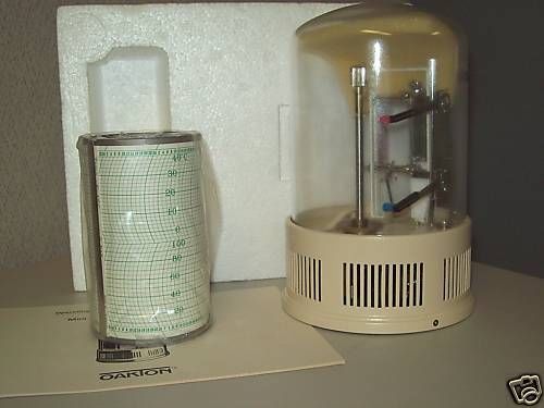 Oakton glass dome minidrum hygrothermograph 08369-50 for sale