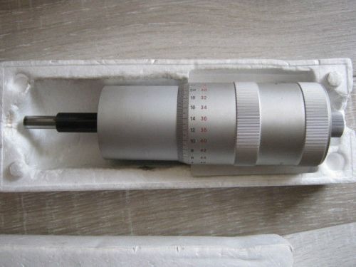 Mitutoyo 152-380 Micrometer Head, Carbie Tipped Face, 0-50mm Range,