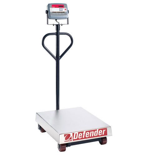 Ohaus d31p500tx defender 3000 wheeled bench scale, cap. 500kg, res 0.1kg for sale