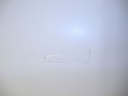 Quartz Microbalance Stirrup, Angled, 30mm high x 10mm wide