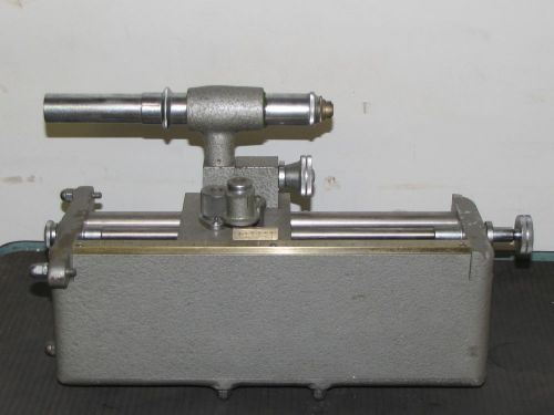 Vintage george &amp; griffin vertical vernier microscope for sale