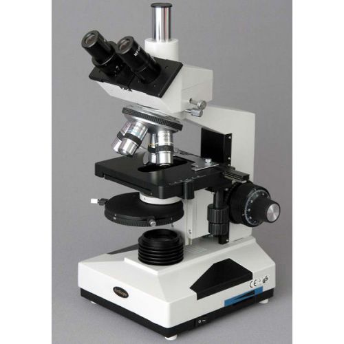 40x-1600x Trinocular Turret Phase Contrast 30W Compound Microscope