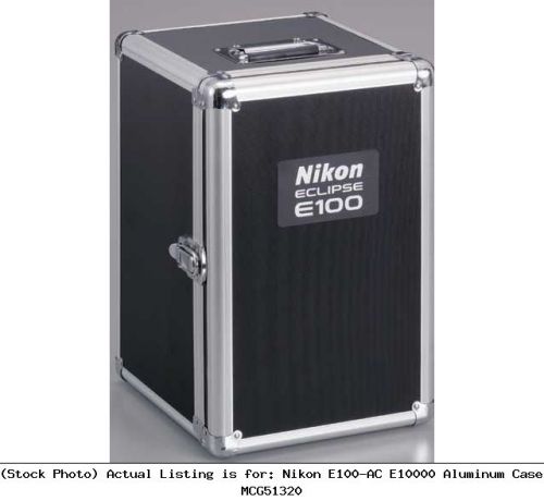 Nikon E100-AC E10000 Aluminum Case MCG51320 Microscope Accessory