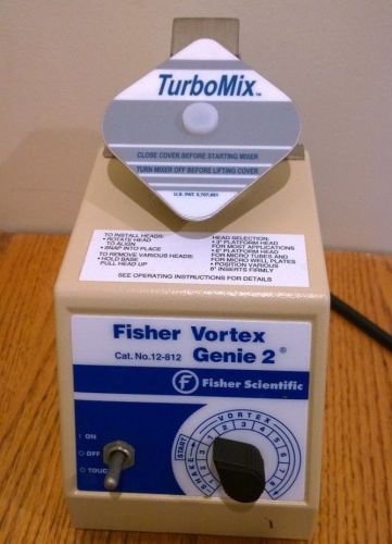 Fisher Scientific Vortex Genie 2 G-560 with Turbo Mix Cover