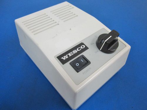Wesco microscope halogen light power supply model et201-6b 0-6v20w for sale