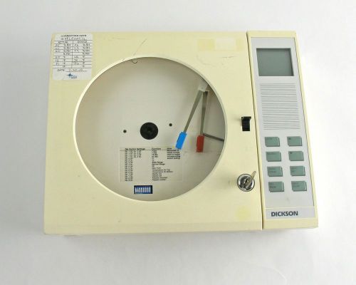 Dickson thdx c417 chart recorder 8&#034; -20 to 120f 7-day rotation for sale